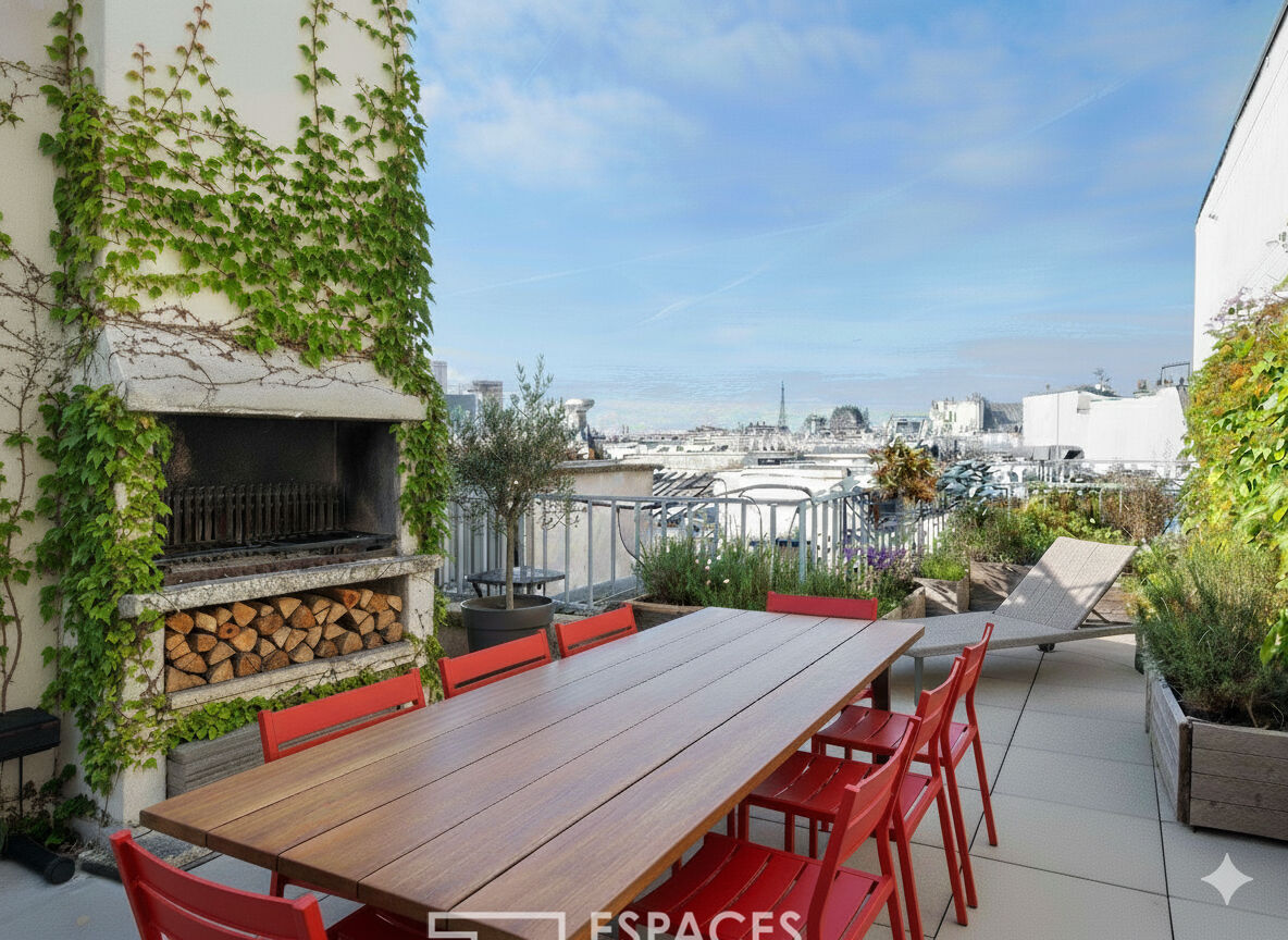 Photo Appartement d'architecte avec rooftop - Louvre-Rivoli image 4/6