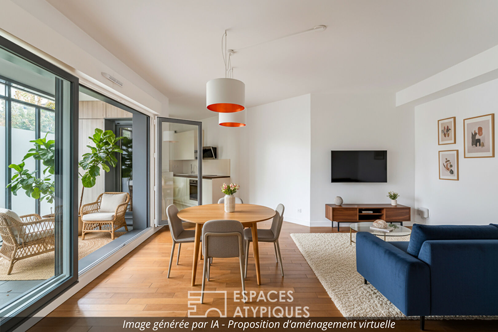 Duplex esprit maison avec loggia quartier Mairie d'Issy