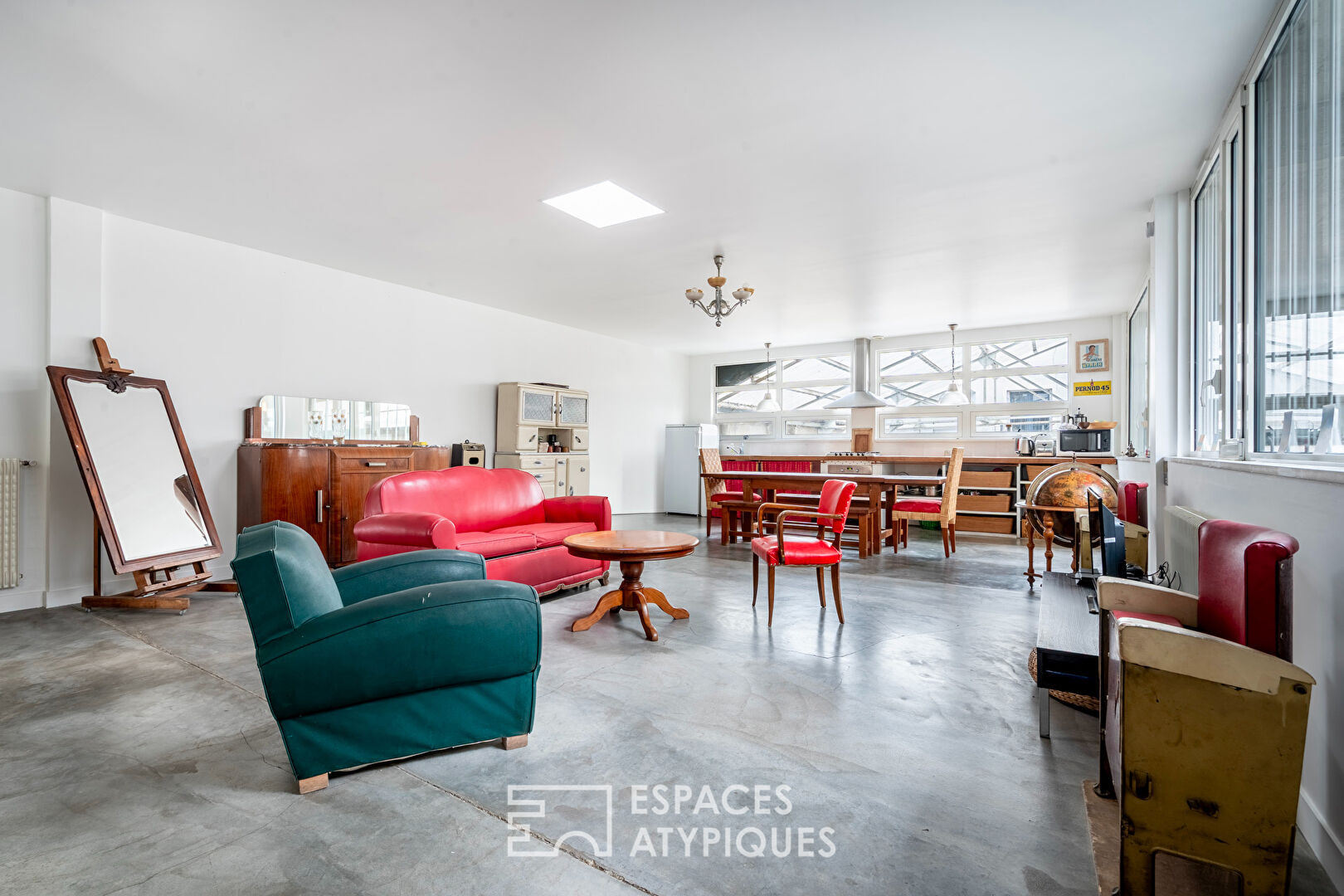 Loft lumineux dans une ancienne usine