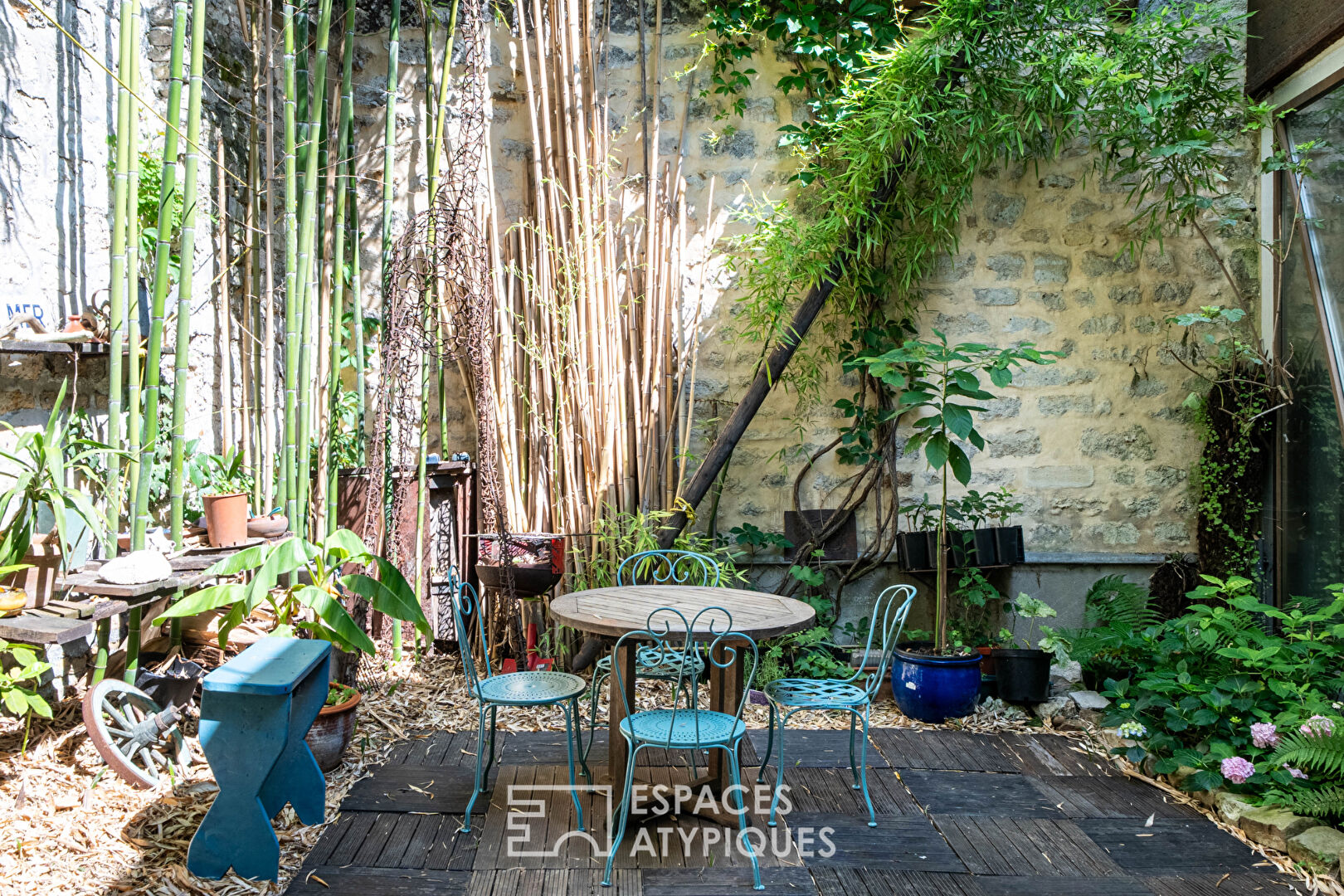 Photo Esprit bateau avec jardin - Quartier des Gobelins image 5/6