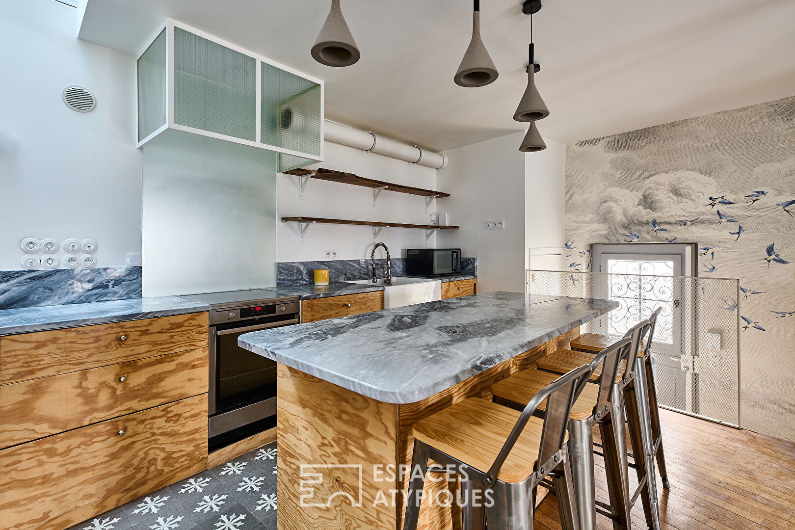 Photo Maison rénovée par architecte avec terrasse proche Halle Pajol image 5/6