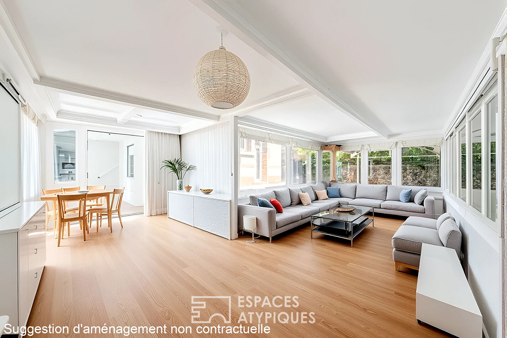 Photo Rez-de-jardin avec terrasses et véranda, rue de la Colonie image 2/6