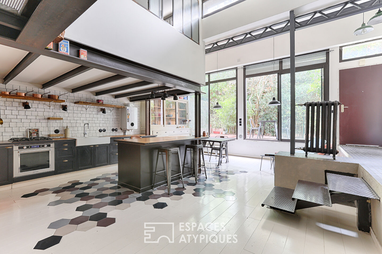 Loft en duplex avec terrasse