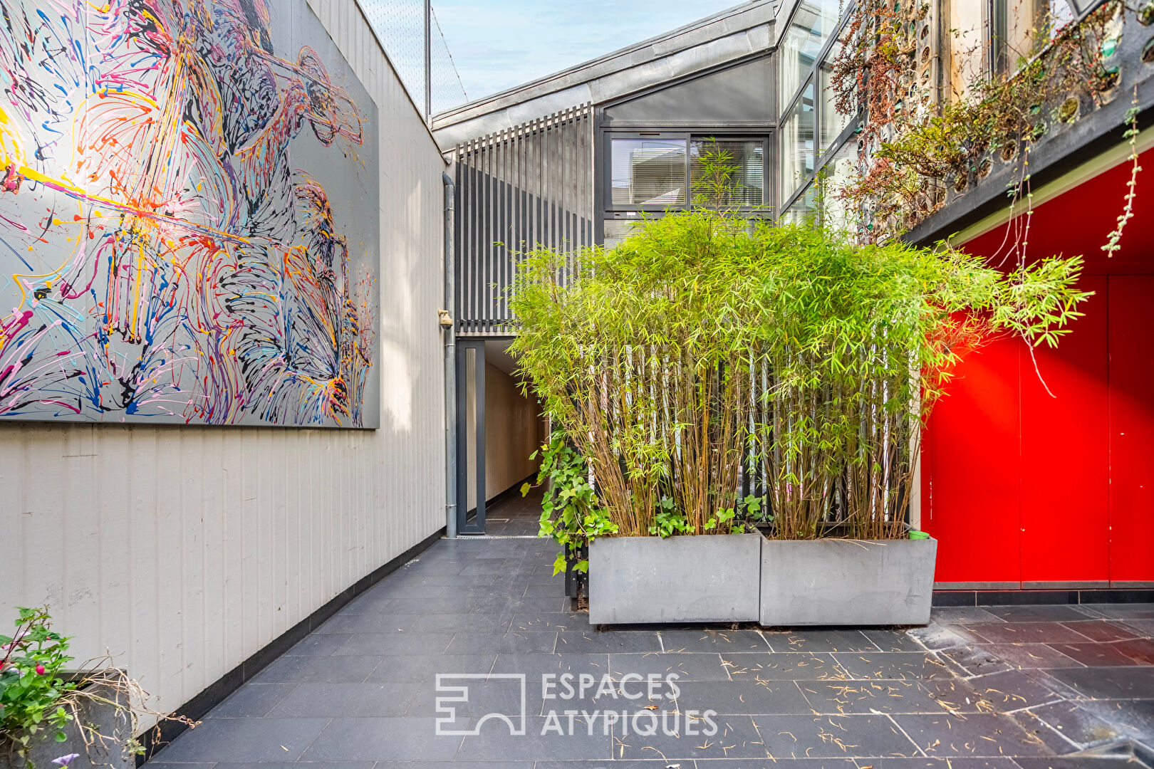 Loft en duplex au sein d'une ancienne résidence d'artistes