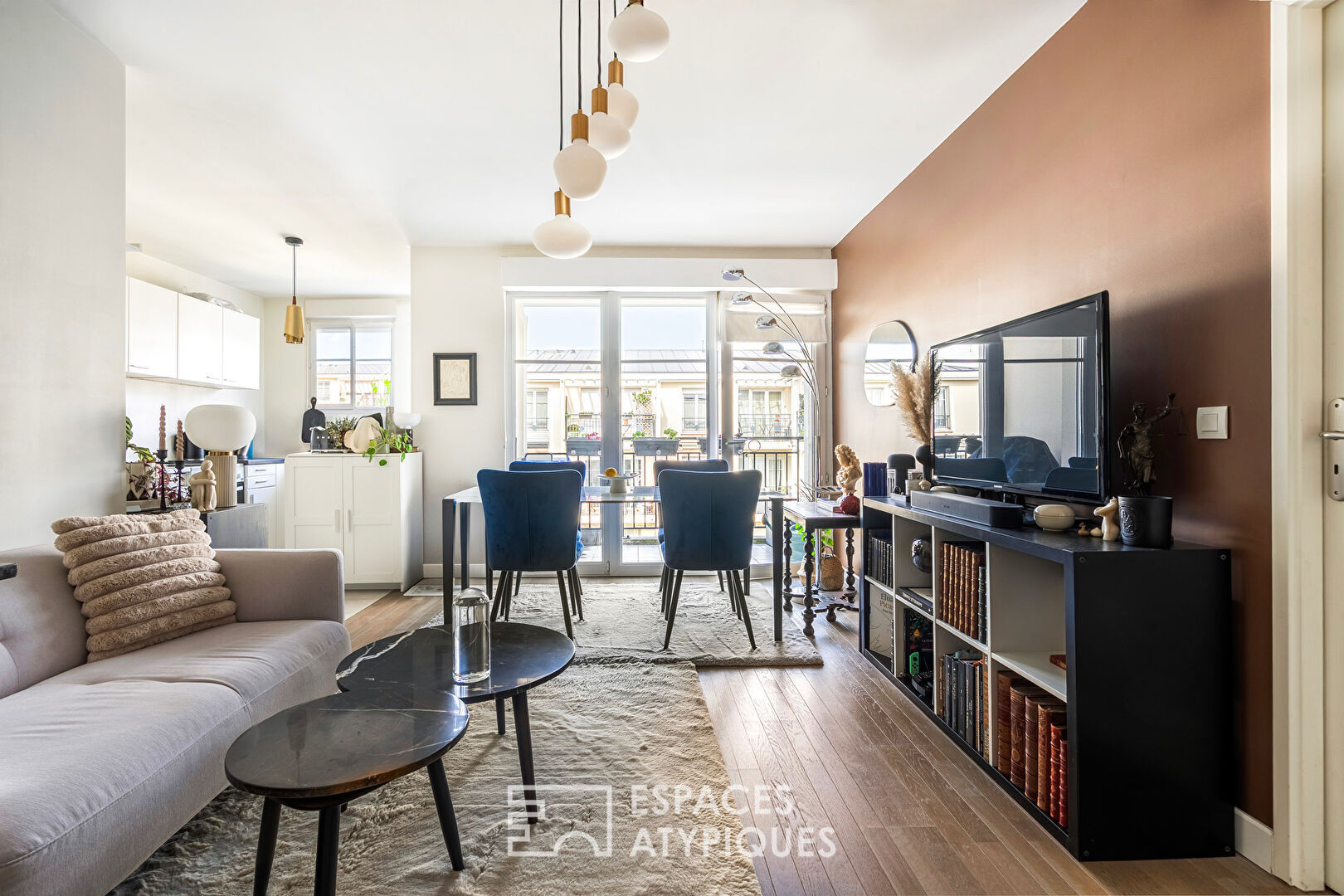 Appartement avec balcon sur cour dans le centre ville de Nogent