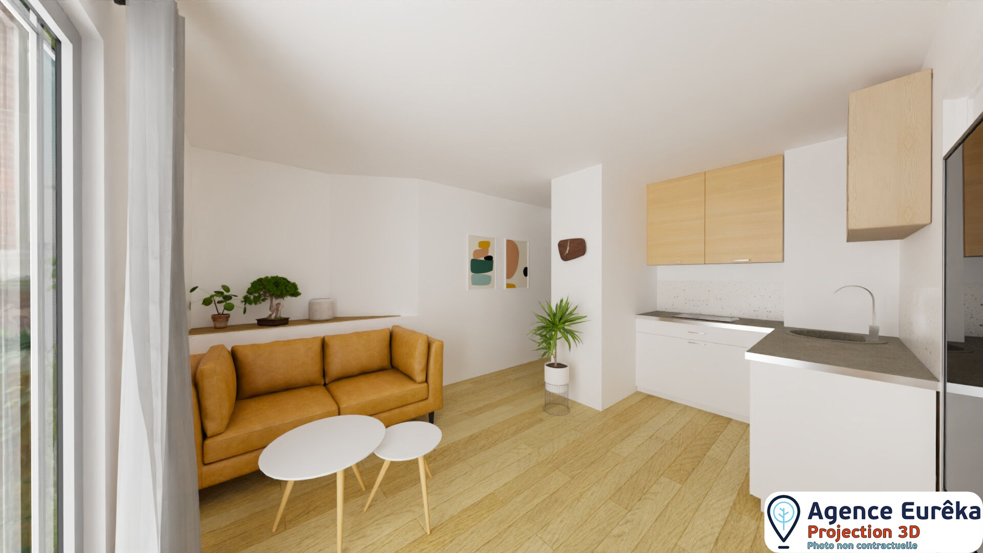 Photo Appartement T2 en rez de jardin . image 5/6