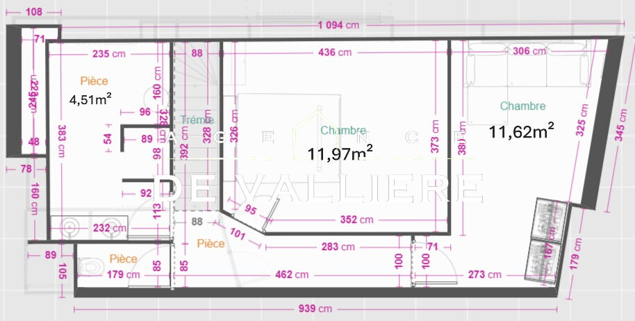 Appartement Paris 2 pièce(s) 24m2