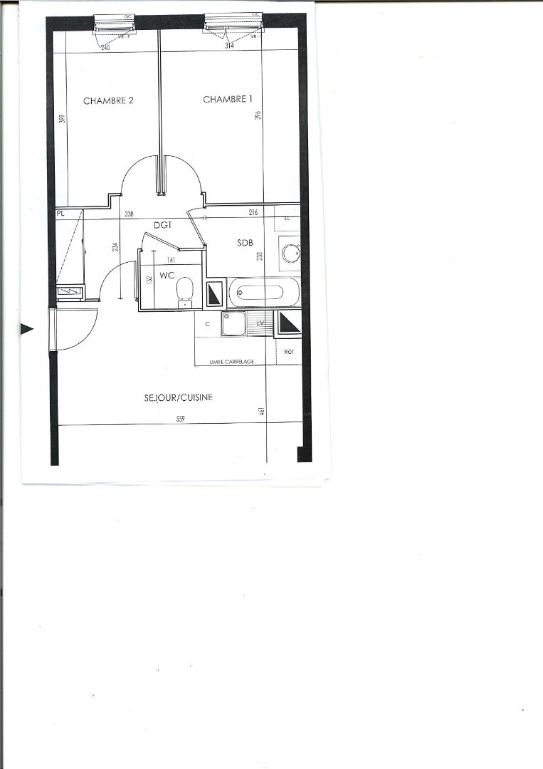 Photo 3p/ 59m2    SAINT-CYR-L'ECOLE image 5/6