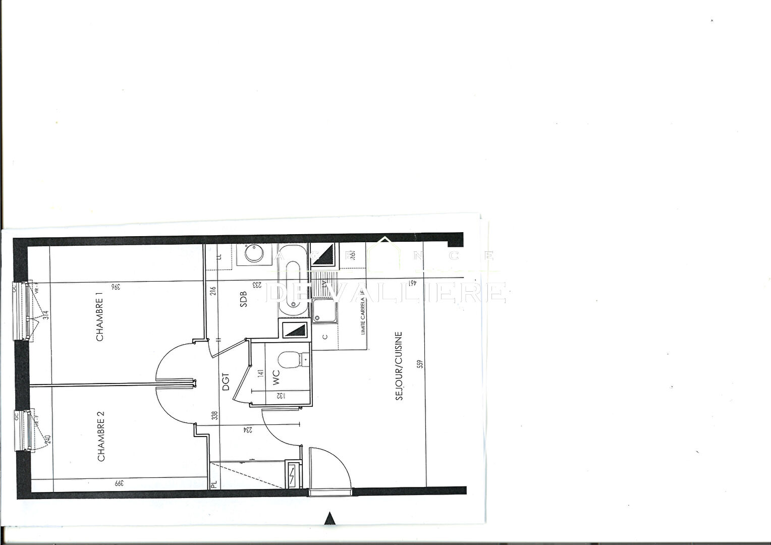 Photo 3p/ 59m2    SAINT-CYR-L'ECOLE image 6/6
