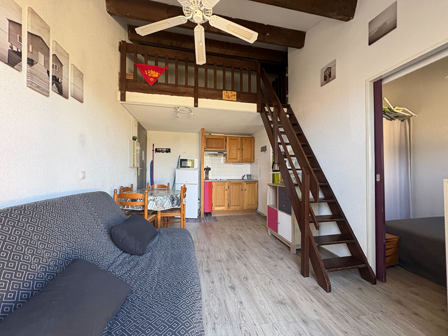 Photo LE BARCARES - GRANDE PLAGE - F2 + MEZZANINE + TERRASSE + PARKING image 4/6