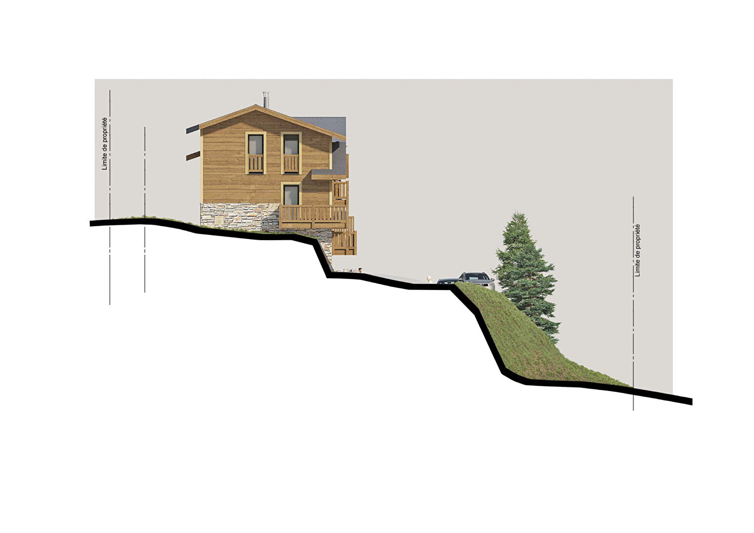 Photo Chalets accolés - Lotissement les chalets de Font-Romeu Sud image 3/6