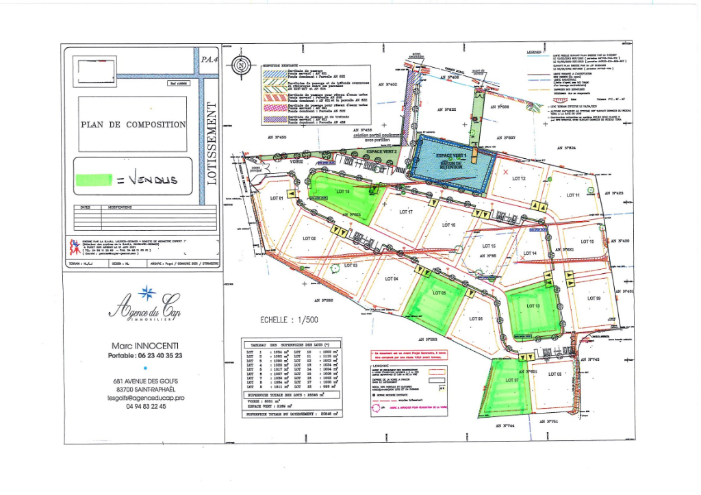 Photo TERRAIN CONSTRUCTIBLE DANS DOMAINE SECURISÉ QUARTIER PRIVILÉGIER DE ROQUEBRUNE SUR ARGENS. image 6/6