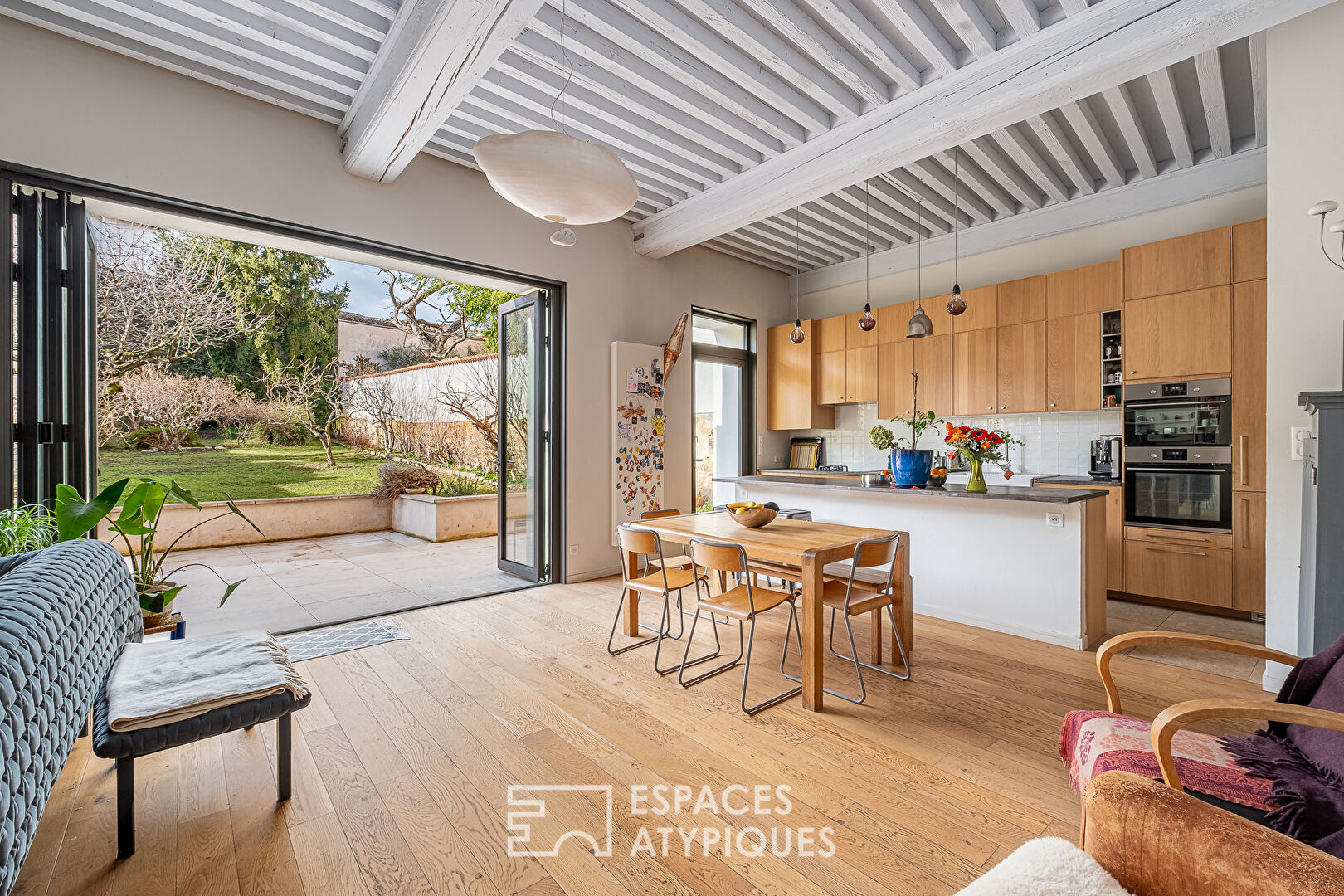 Photo Appartement ancien rénové avec jardin en plein coeur de Saint-Just image 2/6