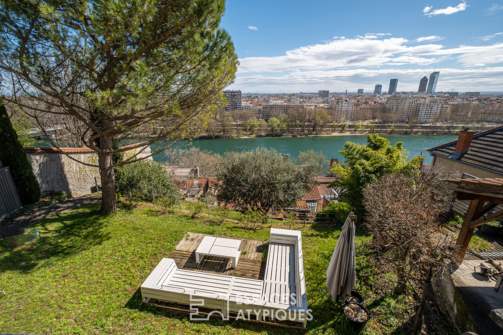 Photo Duplex avec jardin et vue imprenable sur le Rhône image 3/6