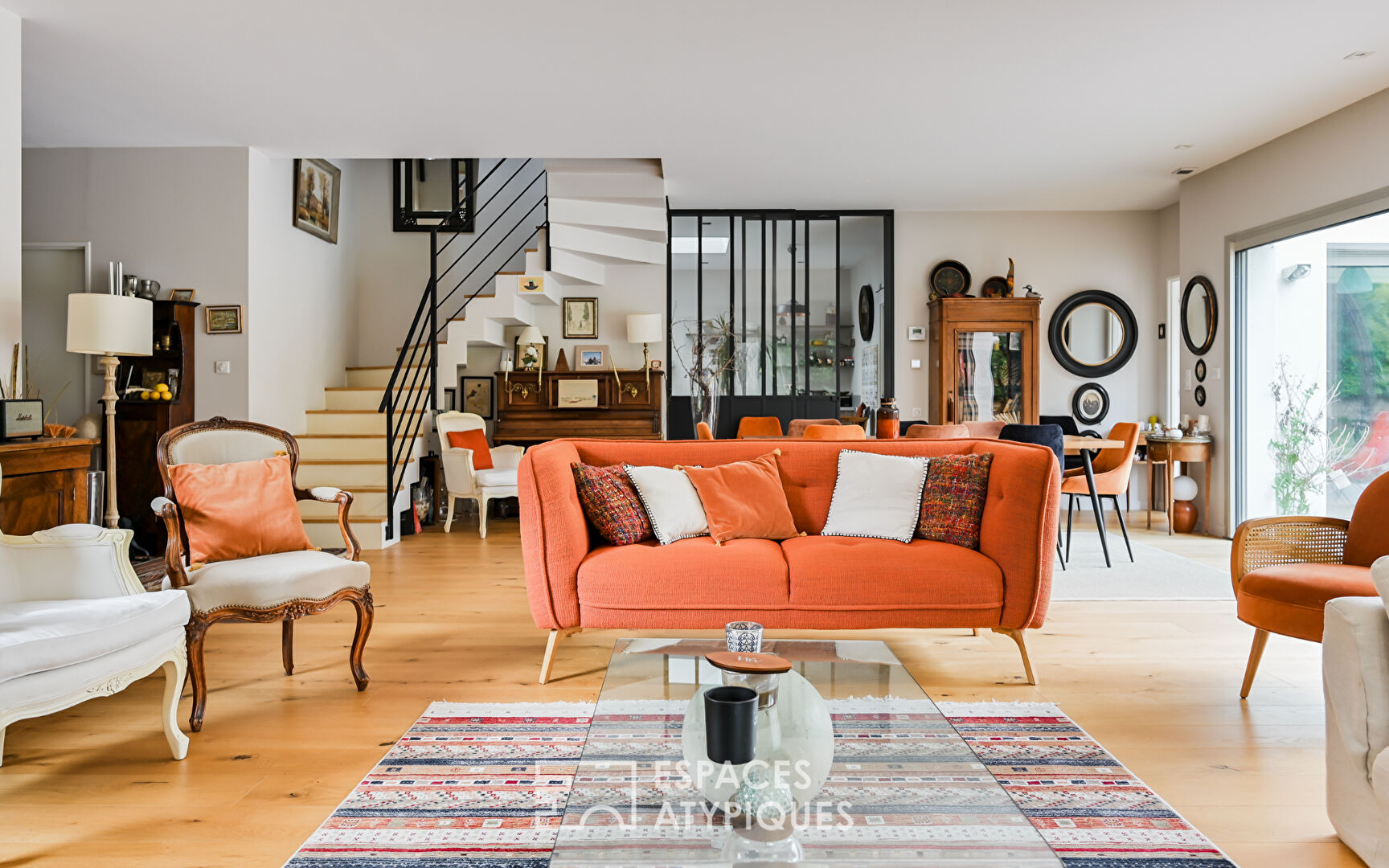 Maison d'architecte avec piscine