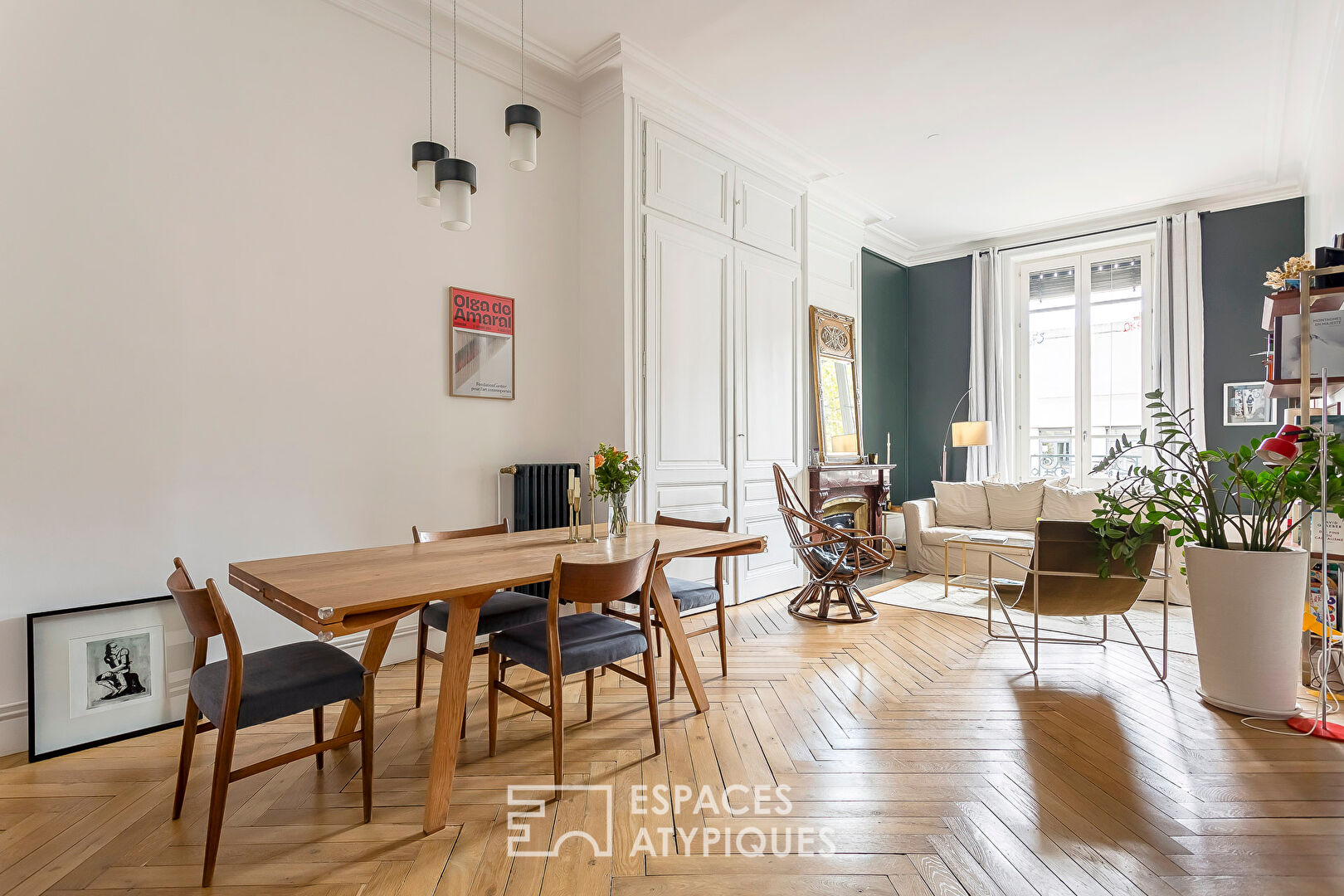 Haussmannien rénové quartier Saint-Louis