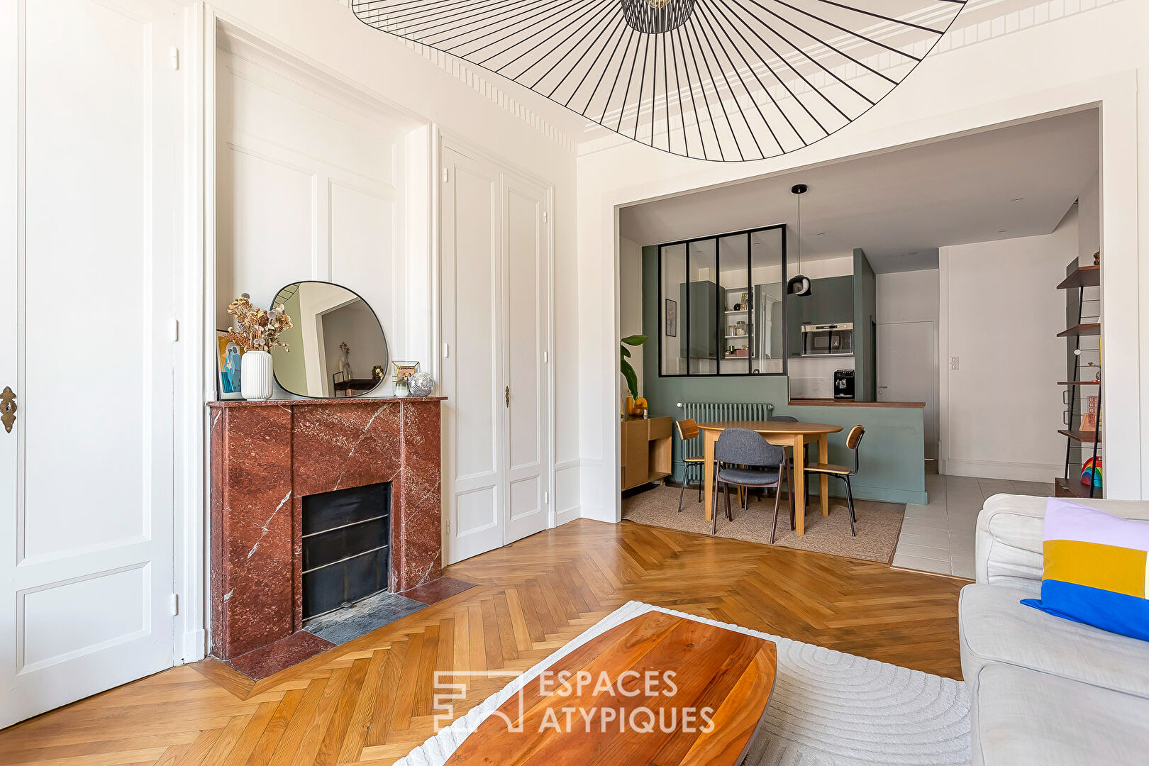Duplex rénové en dernier étage et balcon