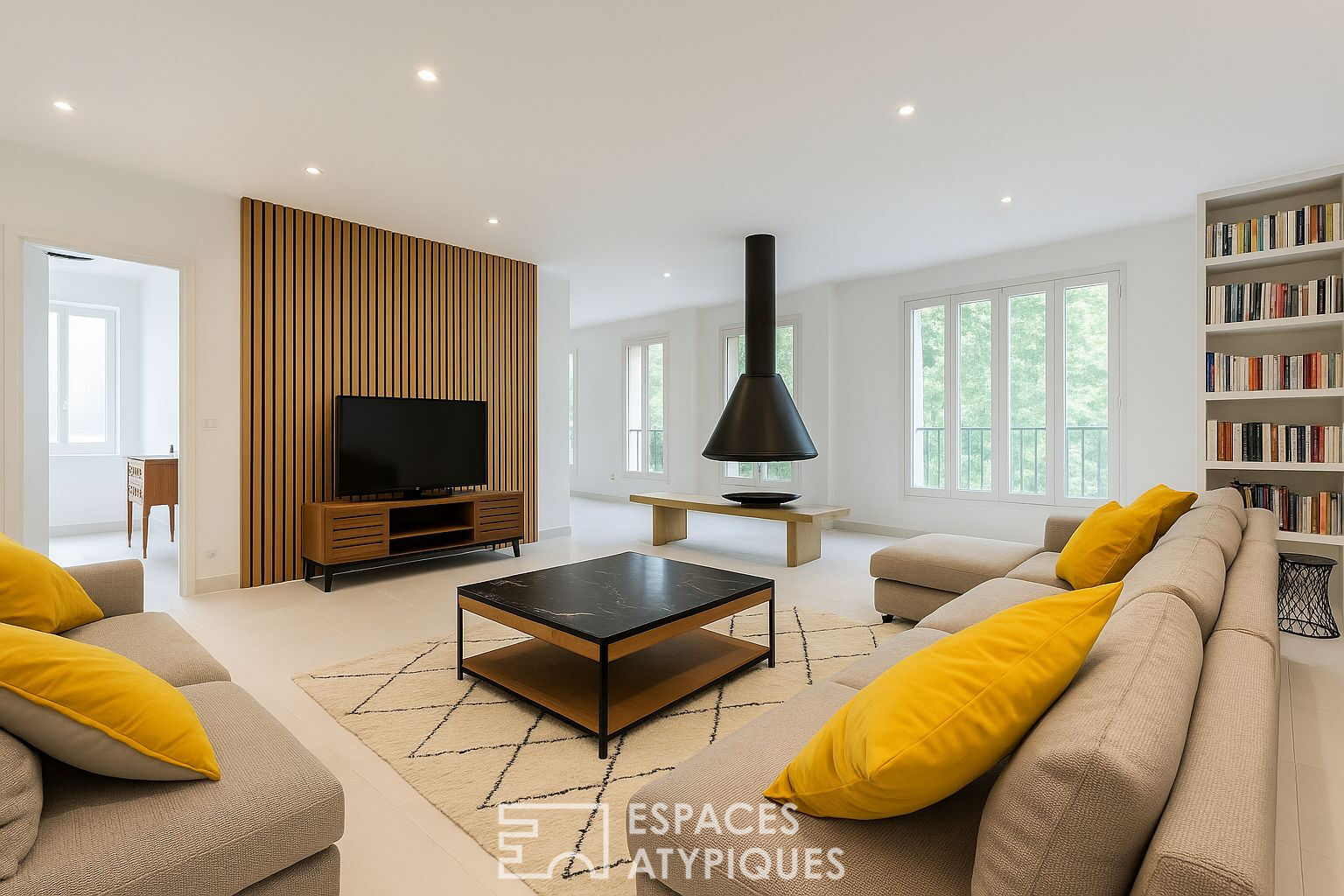 Appartement familial face au parc