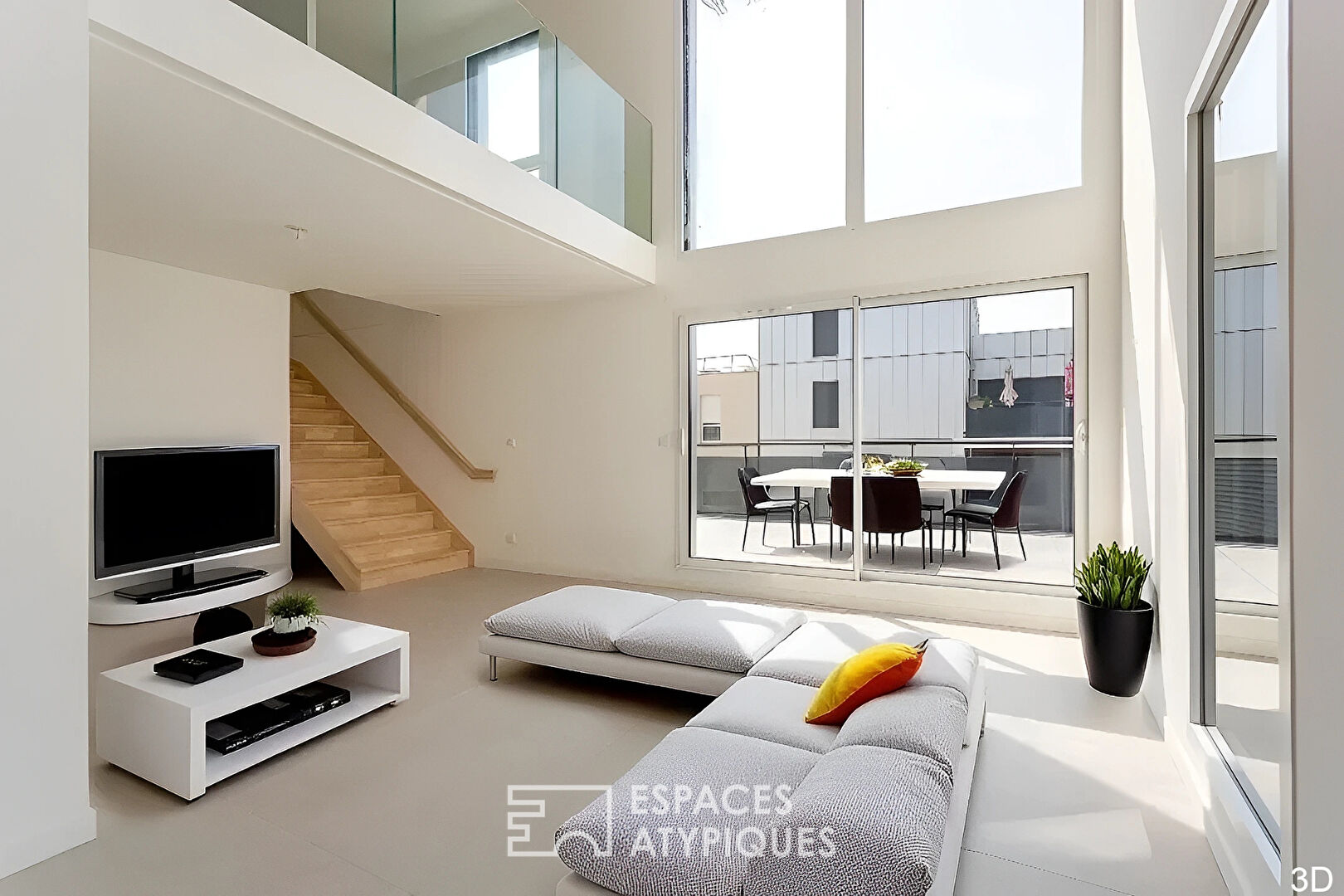 Photo Duplex contemporain en dernier étage avec terrasse image 3/6