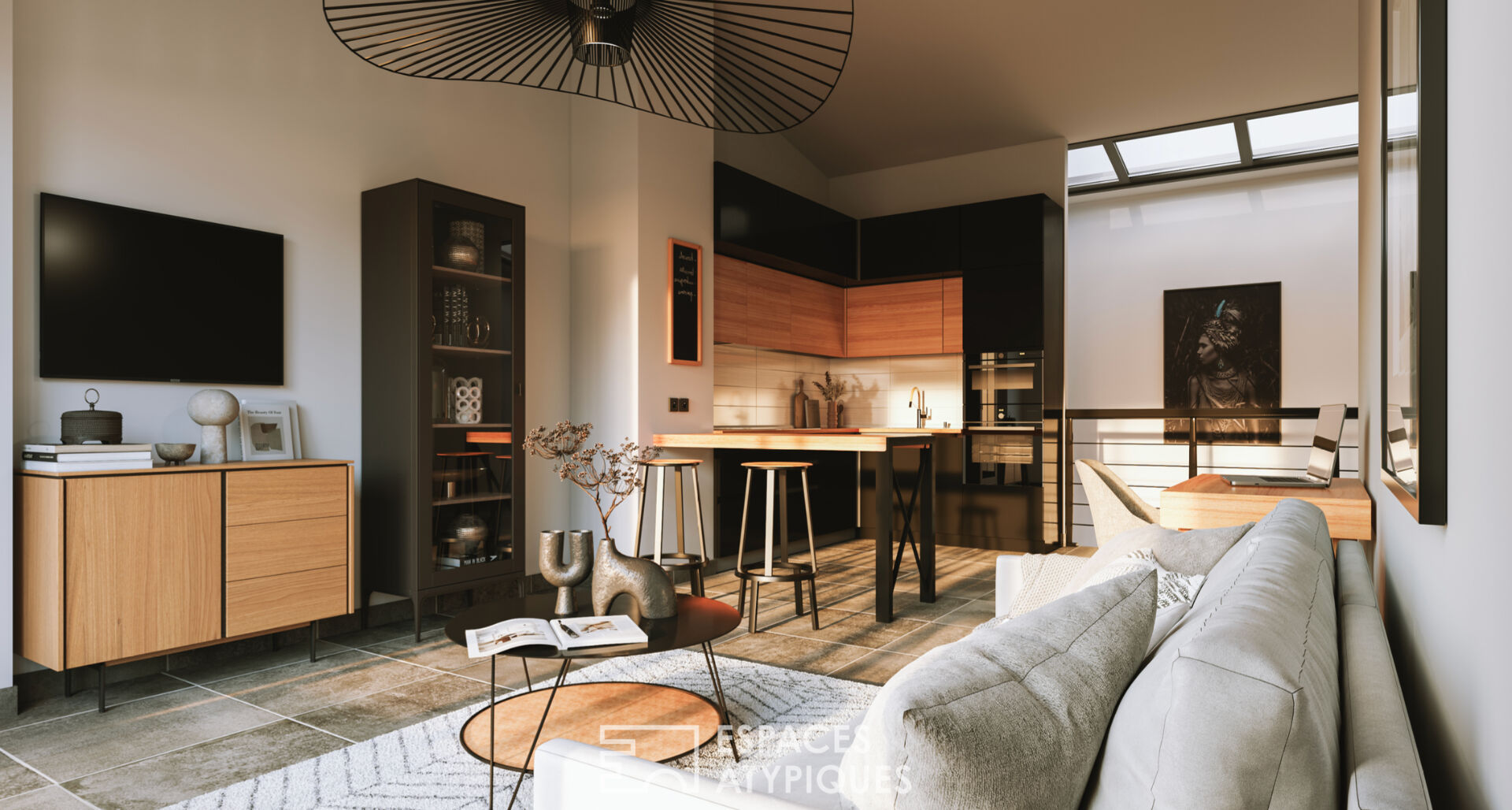 Duplex avec jardin en plein coeur de Montchat