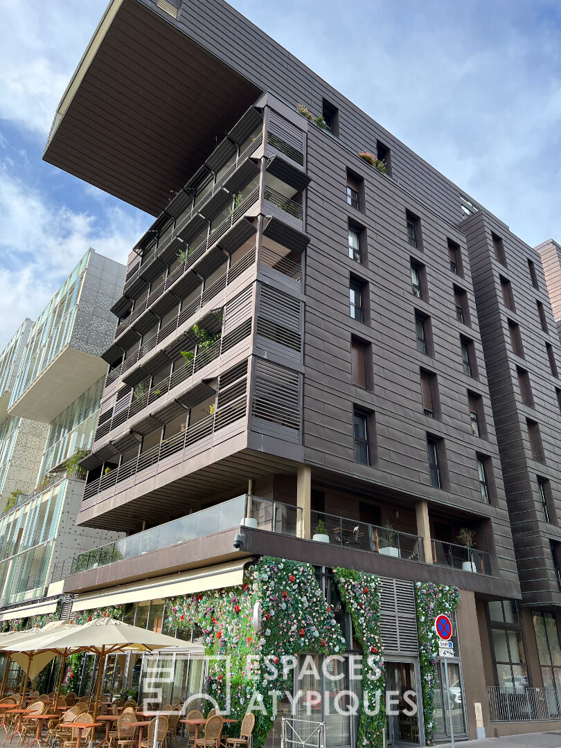 Appartement contemporain avec terrasse au sein du quartier de Confluence