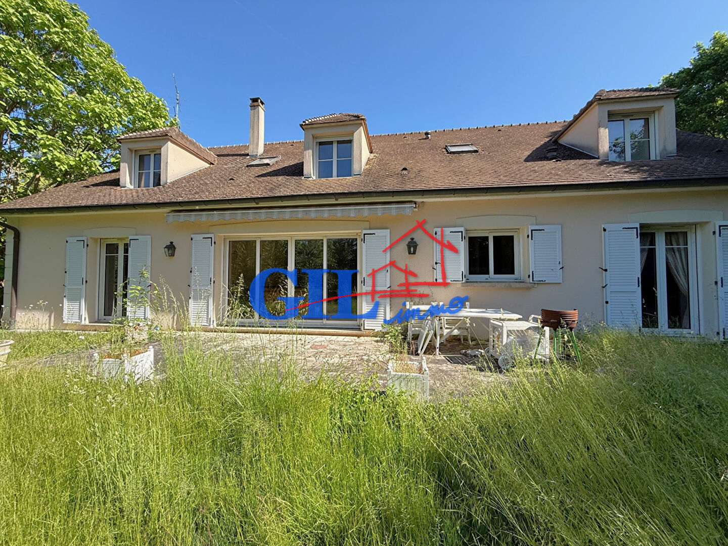 Photo SEINE PORT - PROPRIETE BORD DE SEINE DE 280m² HABITABLES - TERRAIN PLAT DE 2000m² image 5/6