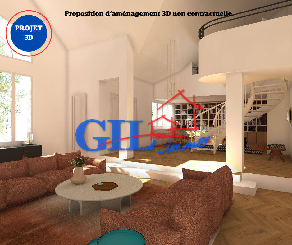 Photo SEINE PORT - PROPRIETE BORD DE SEINE DE 284m2 HABITABLES - TERRAIN PLAT DE 2000m² image 2/6
