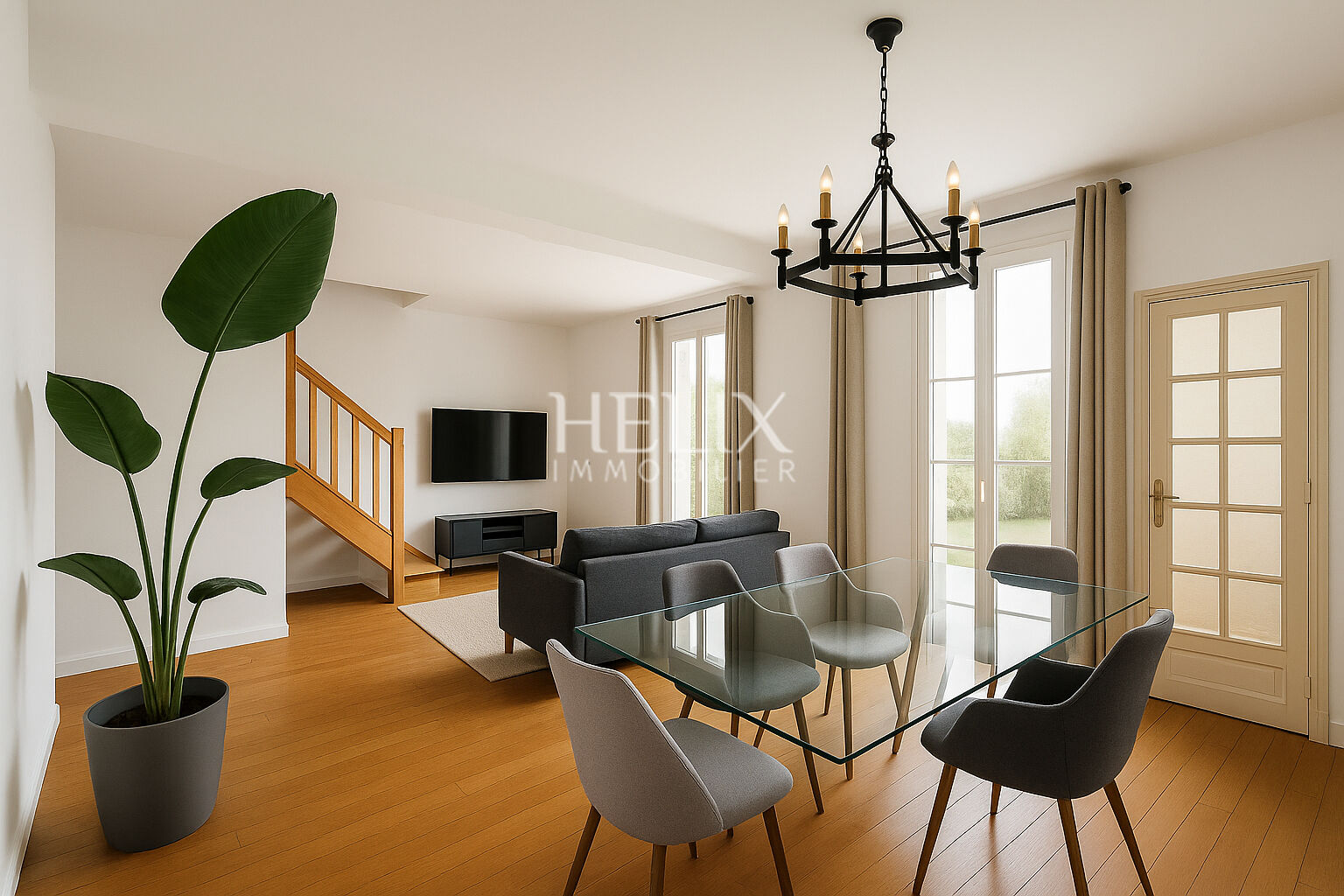 Photo Appartement en duplex 95,80 M2 avec terrasse Le Vesinet à deux pas Place du marché RER A image 2/5