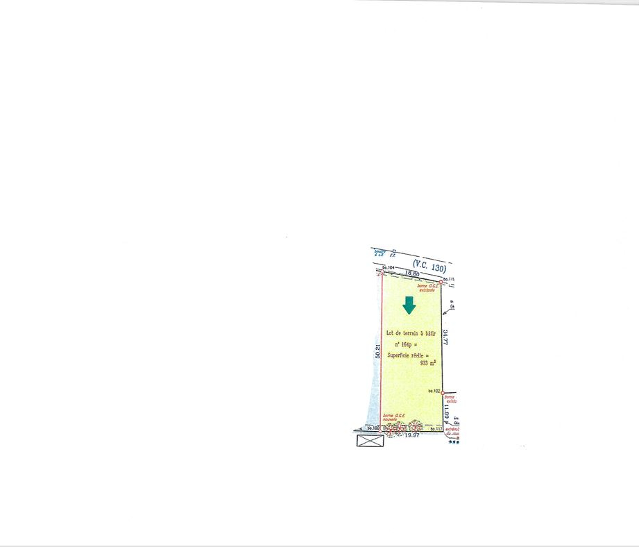 Photo Terrain constructible 933m² image 2/2