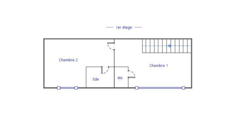Maison  4 pièces 72 m2 à rénover