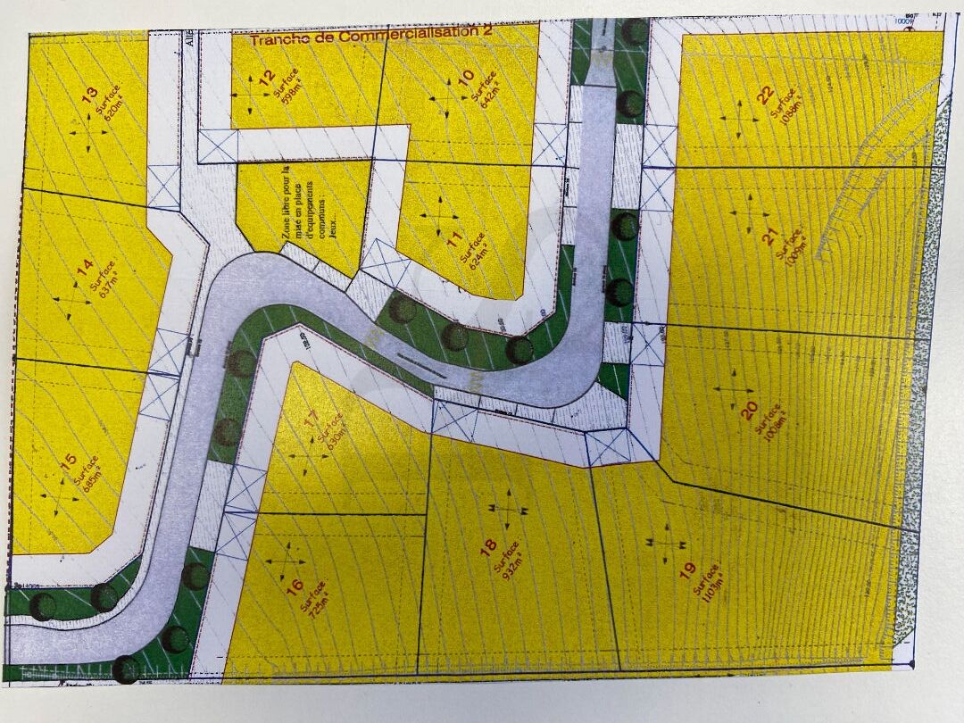 Photo Terrain Malherbe Sur Ajon  de 598m² à 1008m² m² image 2/2