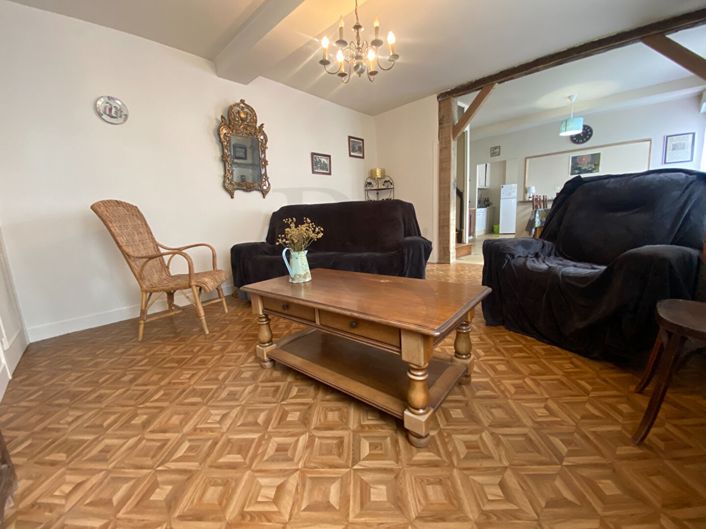 Saint Georges de Rouelley : maison de village 3 chambres