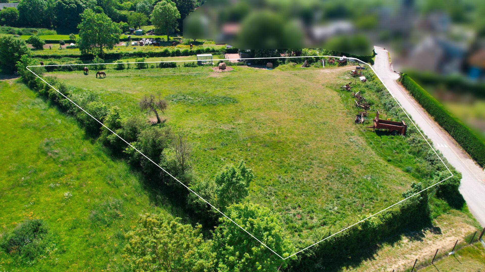 PROCHE THURY HARCOURT - LE HOM terrain constructible 1250 m2