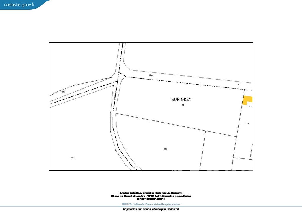 Photo Terrain Chevannes 650 m2 image 2/2