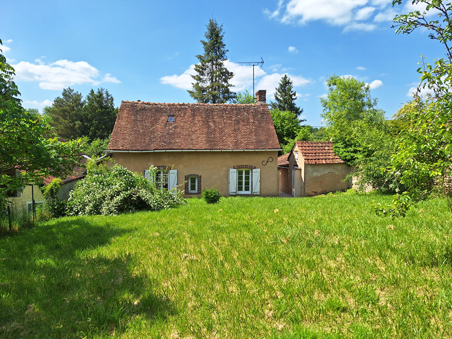 Photo Mézilles - Maison de type F2 - Jardin et dépendances. image 3/6
