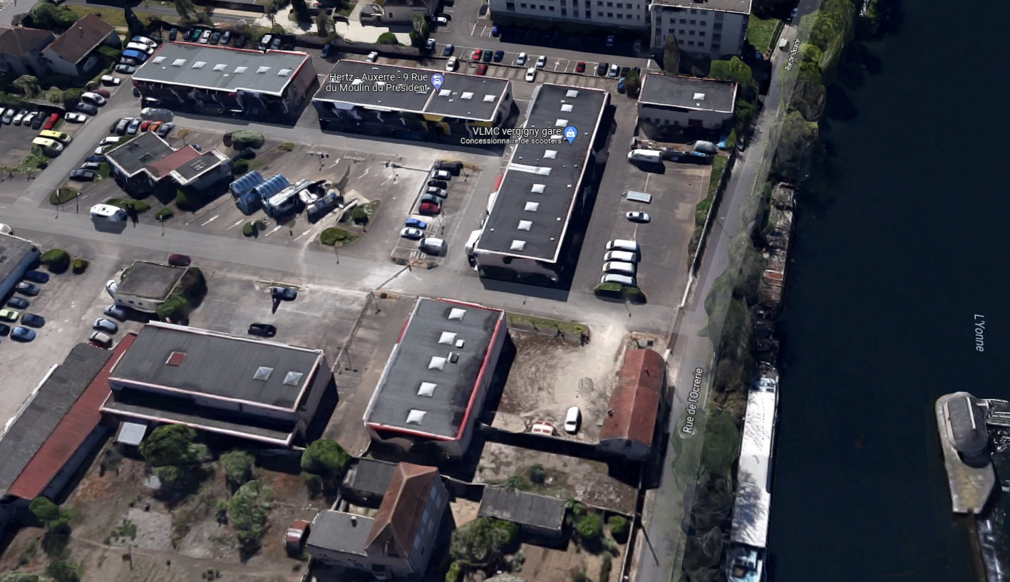 Photo AUXERRE - 9 RUE DU MOULIN DU PRESIDENT  2 BATIMENTS DEVELOPPANTS 1200M² image 3/6