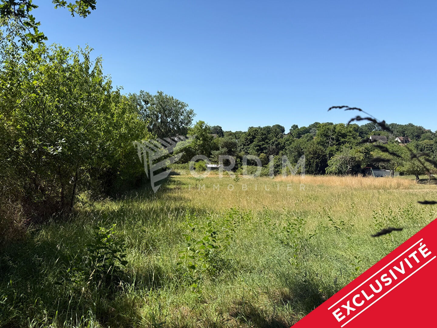Myennes  -  Terrain à bâtir de 2165 m²