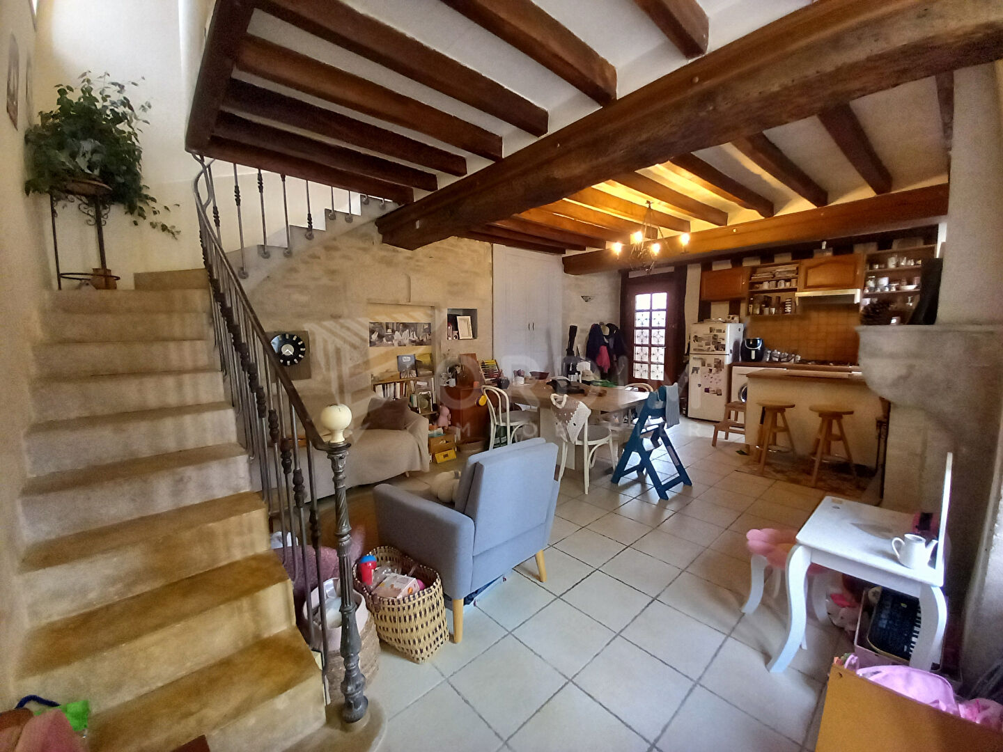 Photo Maison de village en pierres- F3 avec bureau image 2/6