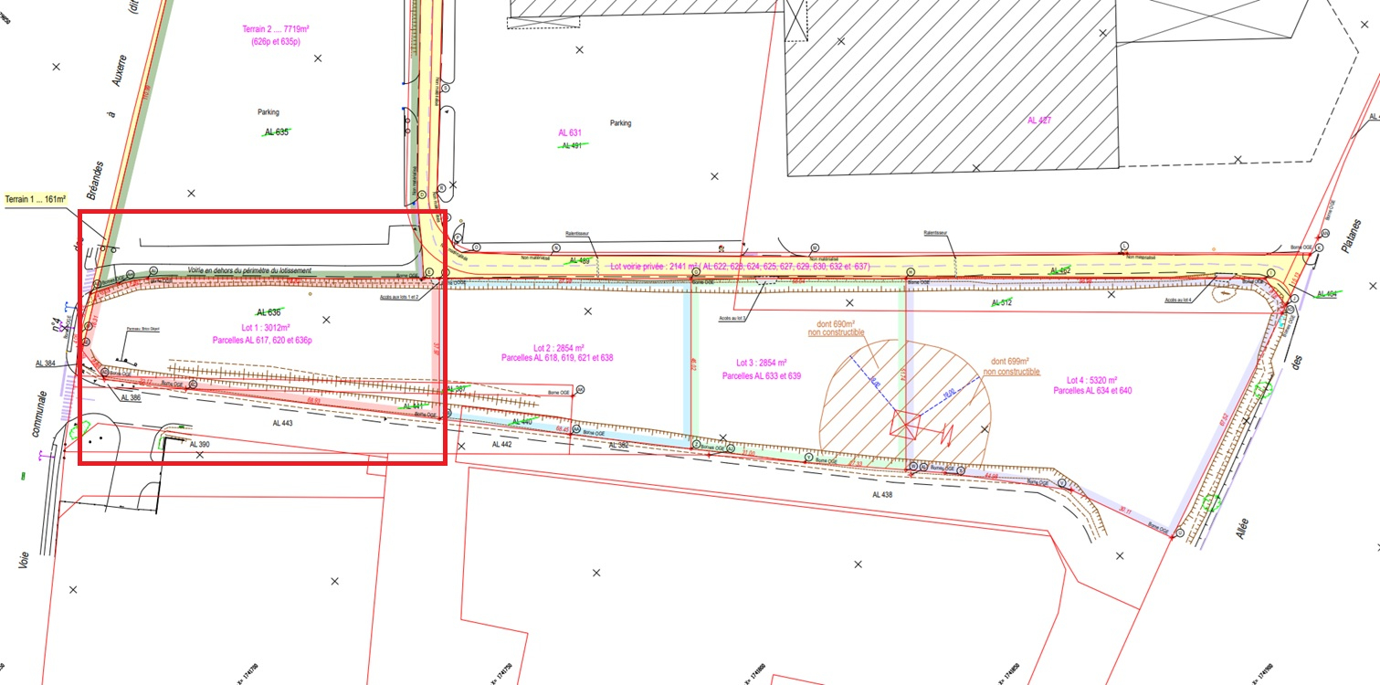 Photo ZONE COMMERCIALE PERRIGNY AUXERRE - TERRAIN CONSTRUCTIBLE DE 3012M² image 2/6