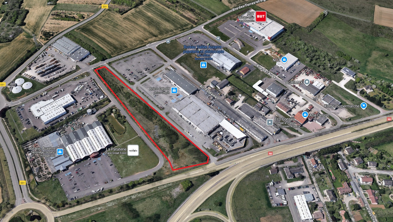 Photo ZONE COMMERCIALE PERRIGNY AUXERRE - TERRAIN CONSTRUCTIBLE DE 3012M² image 5/6