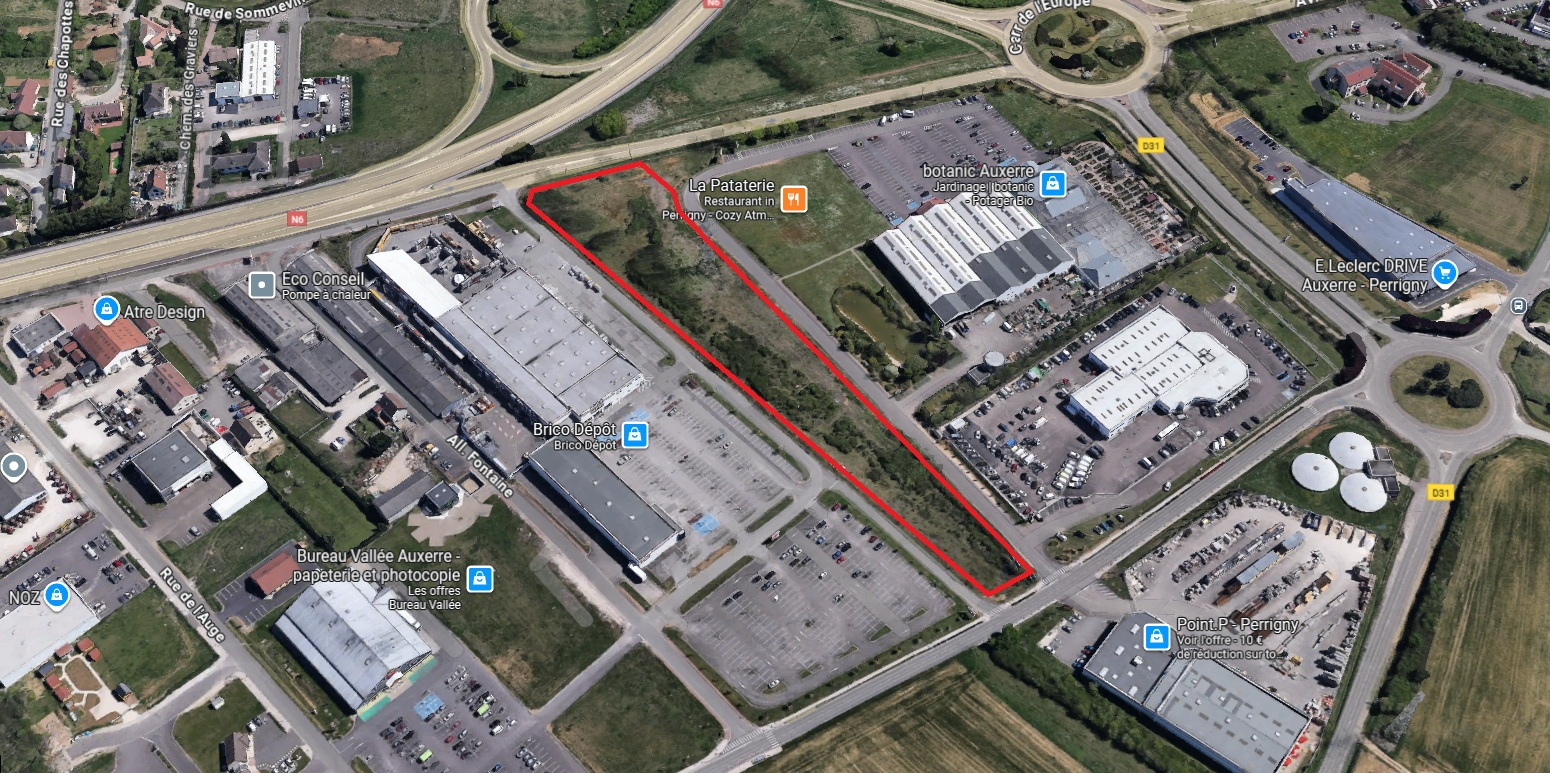 Photo ZONE COMMERCIALE PERRIGNY AUXERRE - TERRAIN CONSTRUCTIBLE DE 3012M² image 6/6