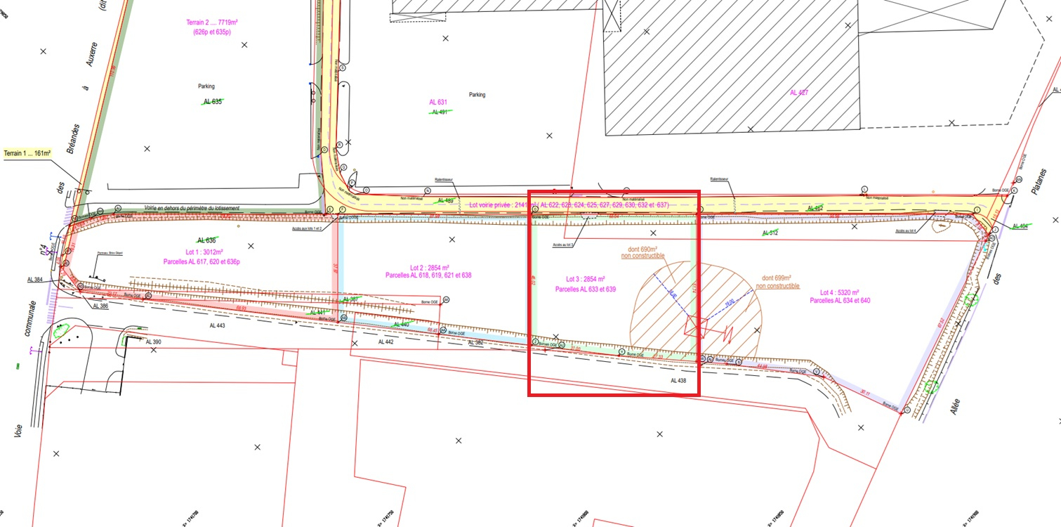 Photo ZONE COMMERCIALE PERRIGNY AUXERRE - TERRAIN CONSTRUCTIBLE DE 2854M² image 4/6