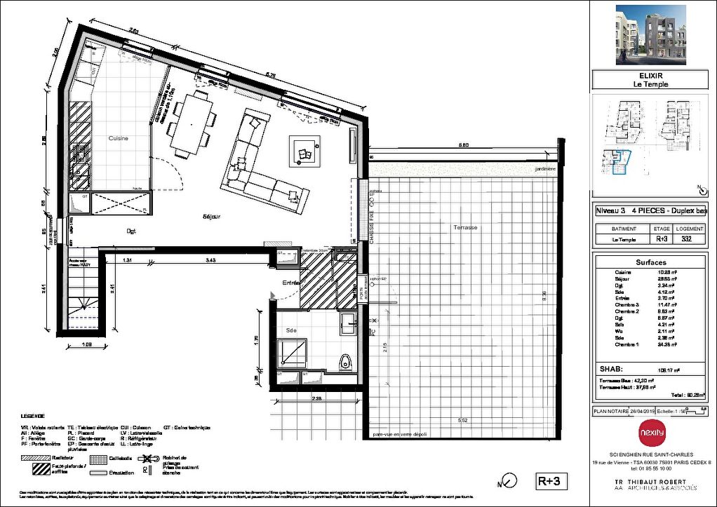 Vente Appartement de 4 pièces 109 m² - ENGHIEN LES BAINS 95880 | PIERRE INVEST - AR photo2