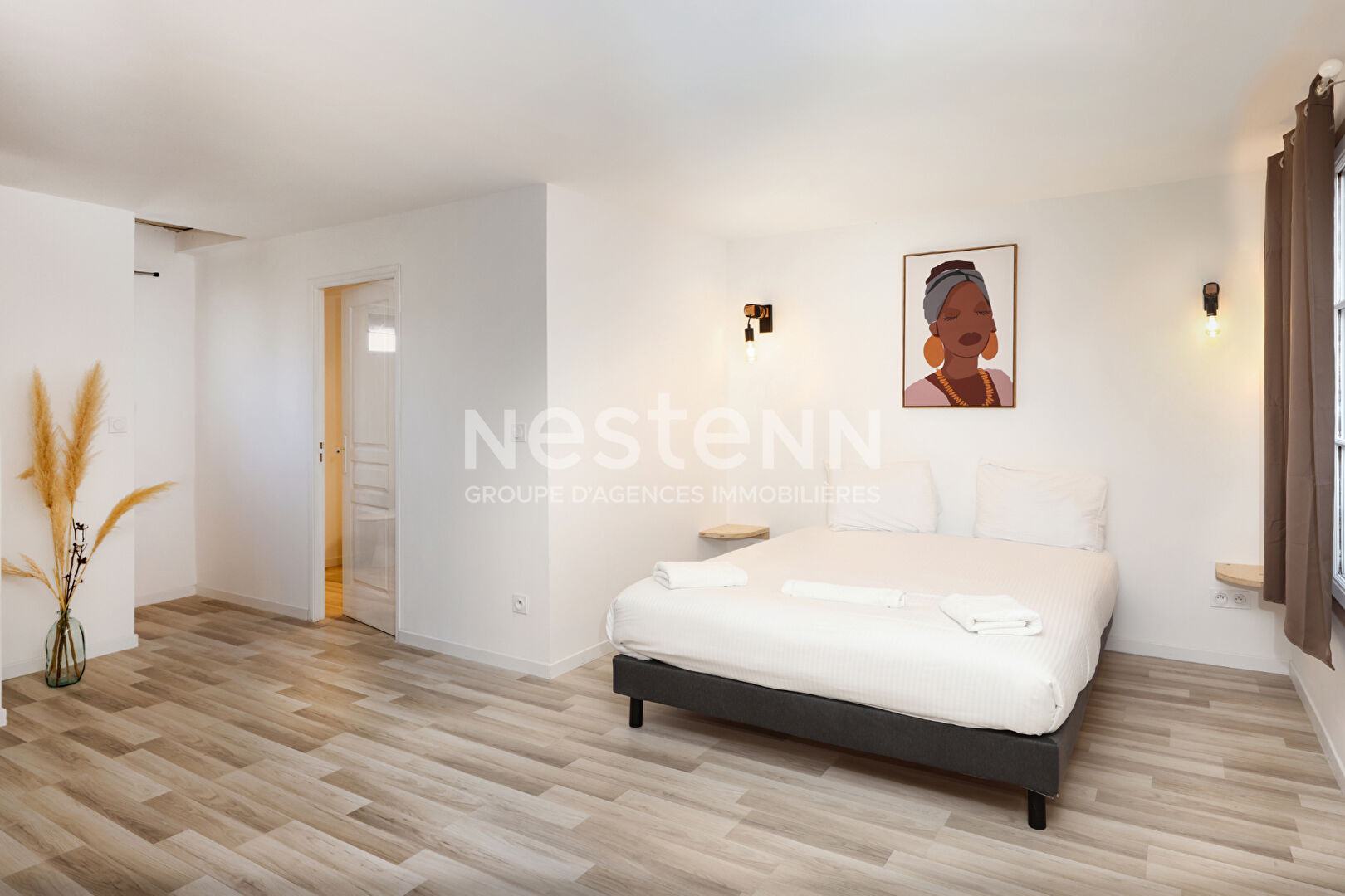 Photo Duplex T3 meublé avec deux chambres disposant chacune d'une salle d'eau au coeur de la Bastide à Carcassonne image 4/6