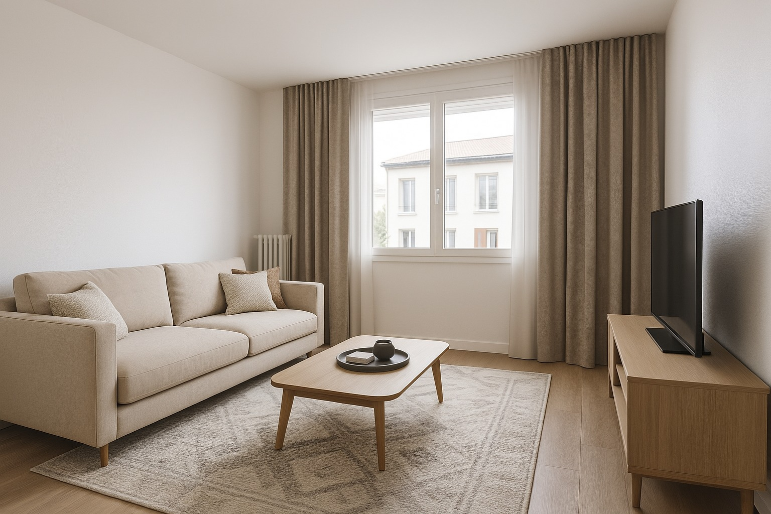 Appartement T4 76 m²  avec 3 Chambres !