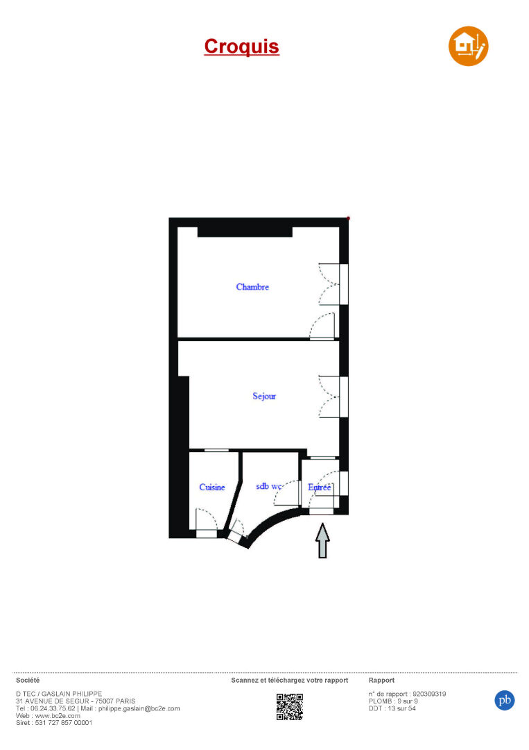 Photo Appartement 2 pièces à Paris - M° Marcadet ou Simplon image 3/6