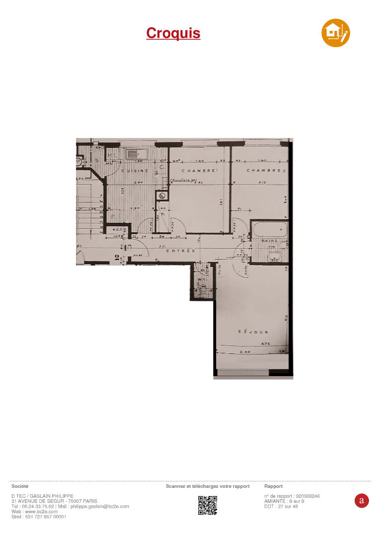 Paris Appartement&nbsp;399 000&nbsp;&euro;