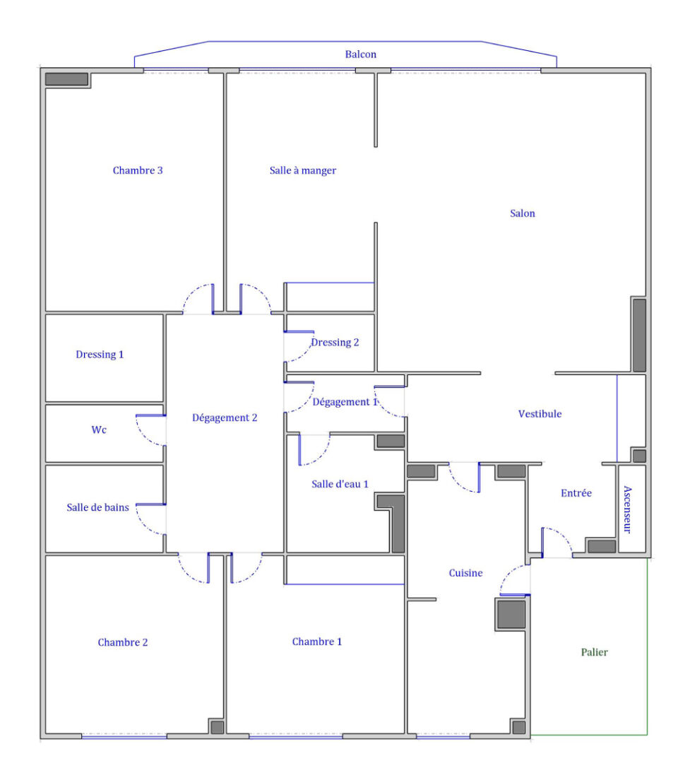 Paris Appartement&nbsp;1 495 000&nbsp;&euro;
