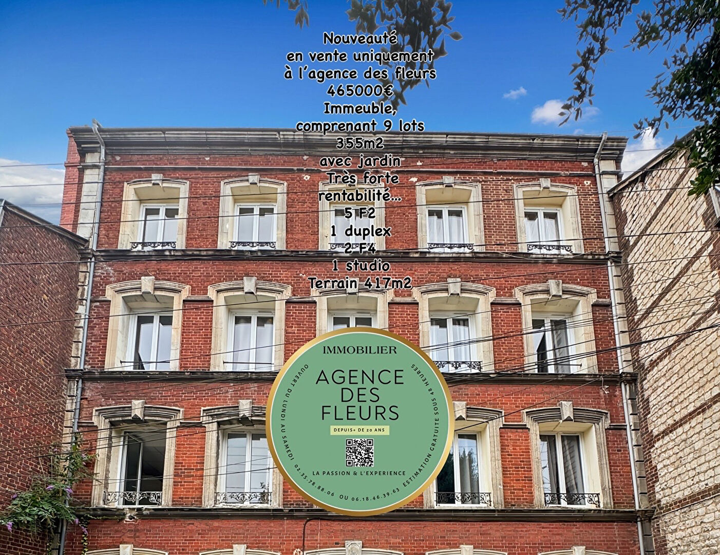 IMMEUBLE DE RAPPORT ELBEUF - 9 pièce(s) - 355m2