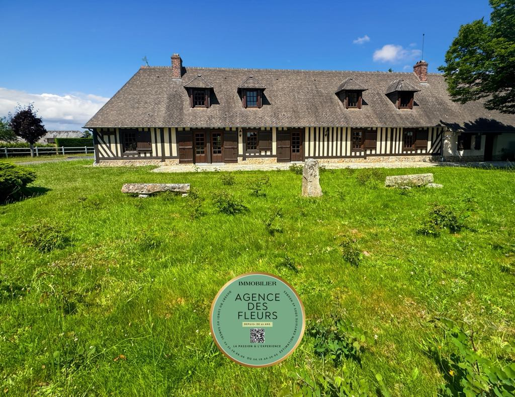 Belle longère de 161 M²  sur  3700 M²  de terrain  Saint aubin le Vertueux